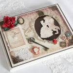 Red Rose Beauty & the Beast Wedding Guest Book