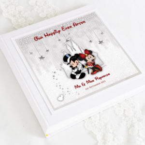 White Mickey & Minnie Mouse Photo Album